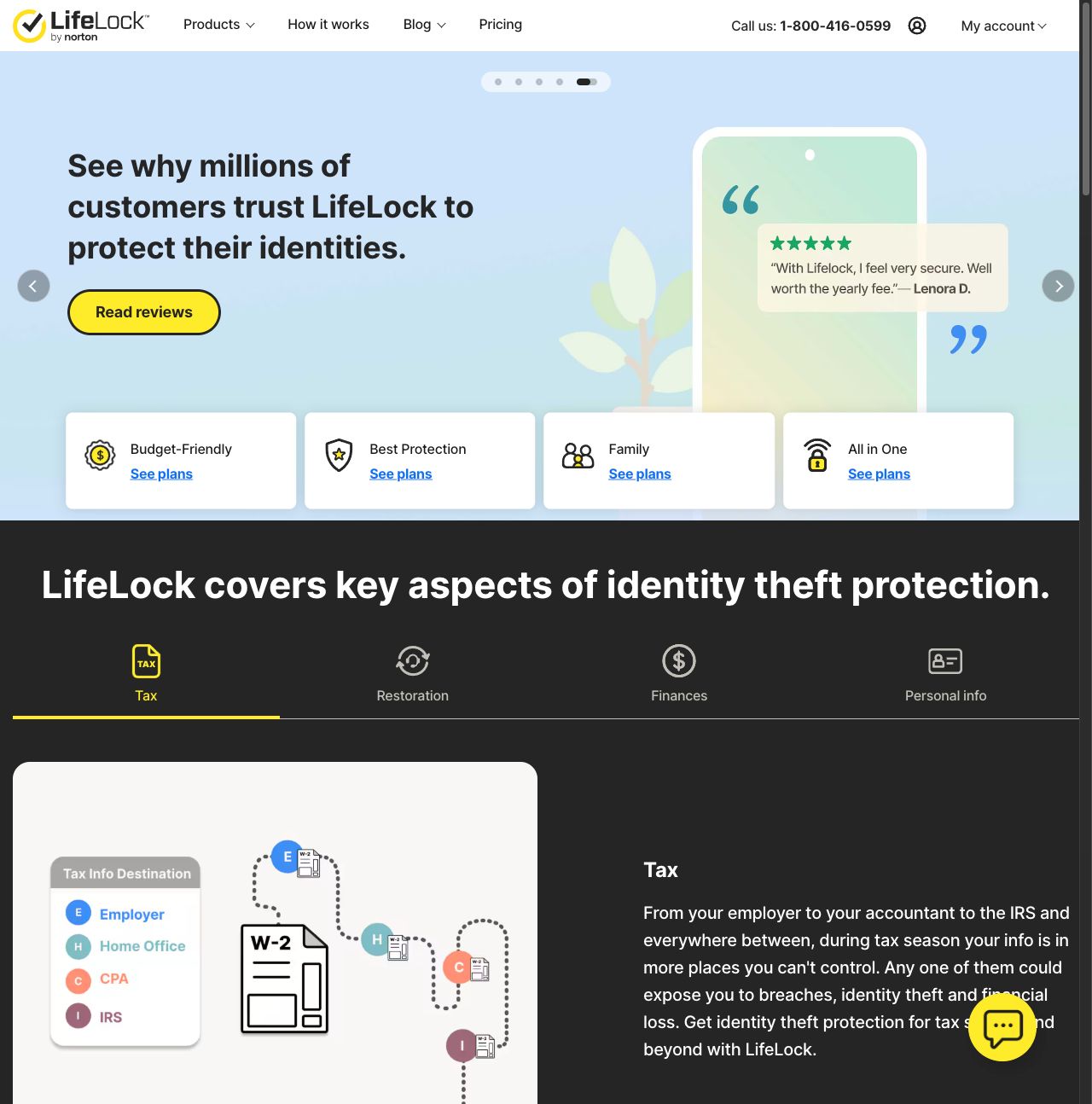 lifelock-identity-theft-protection-website-screenshot