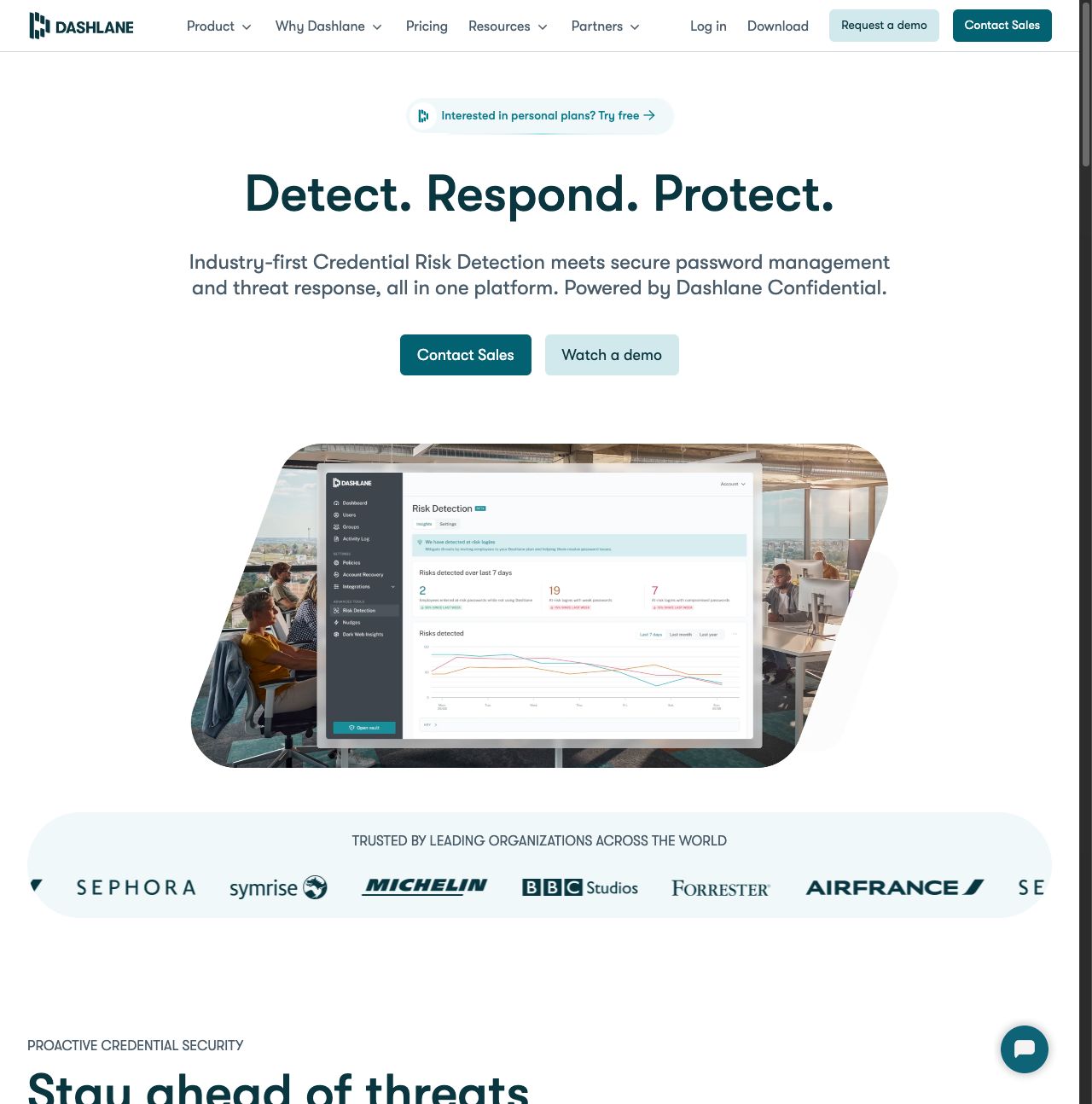 Dashlane Website Preview