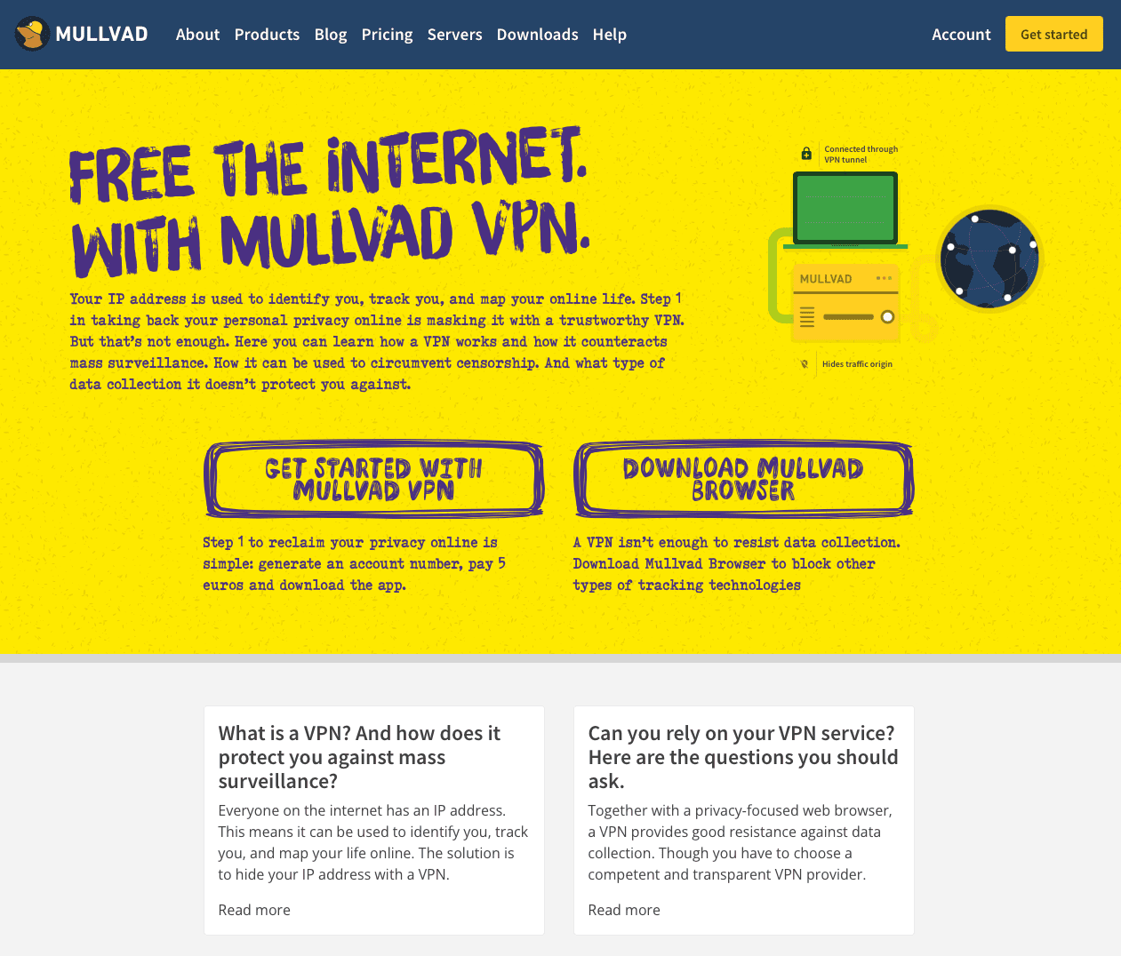 mullvad-website-screenshot