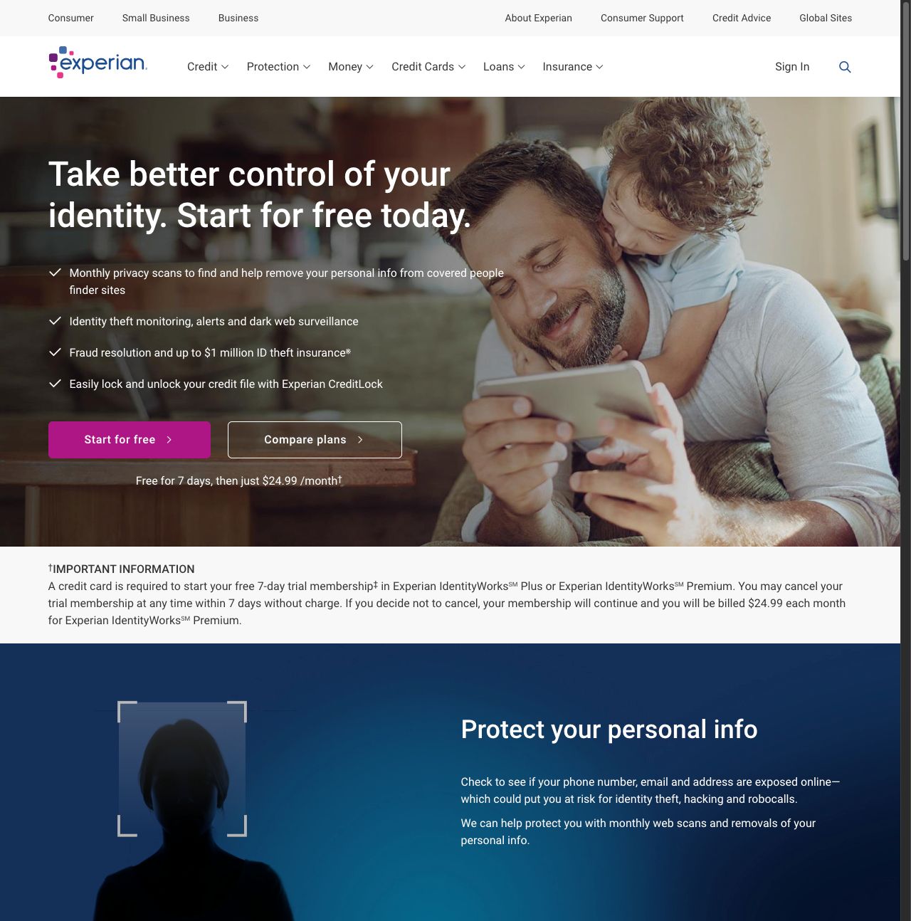 experian-identityworks-website-screenshot