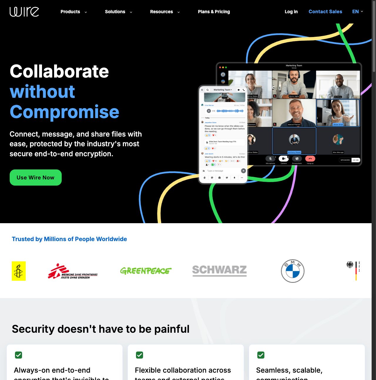 wire-website-screenshot