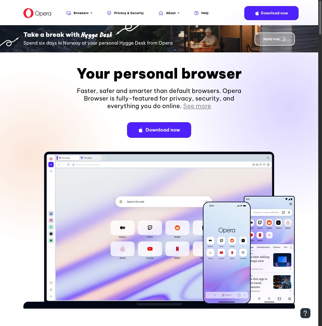 opera-website-screenshot