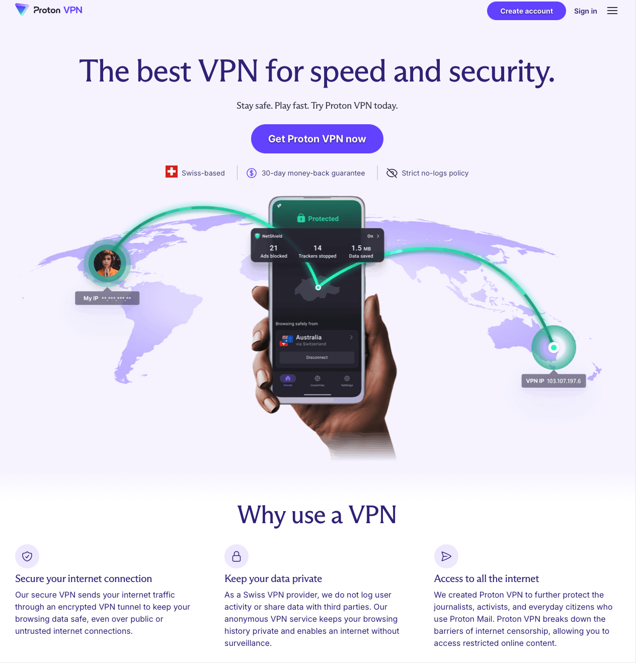 proton-vpn-website-screenshot