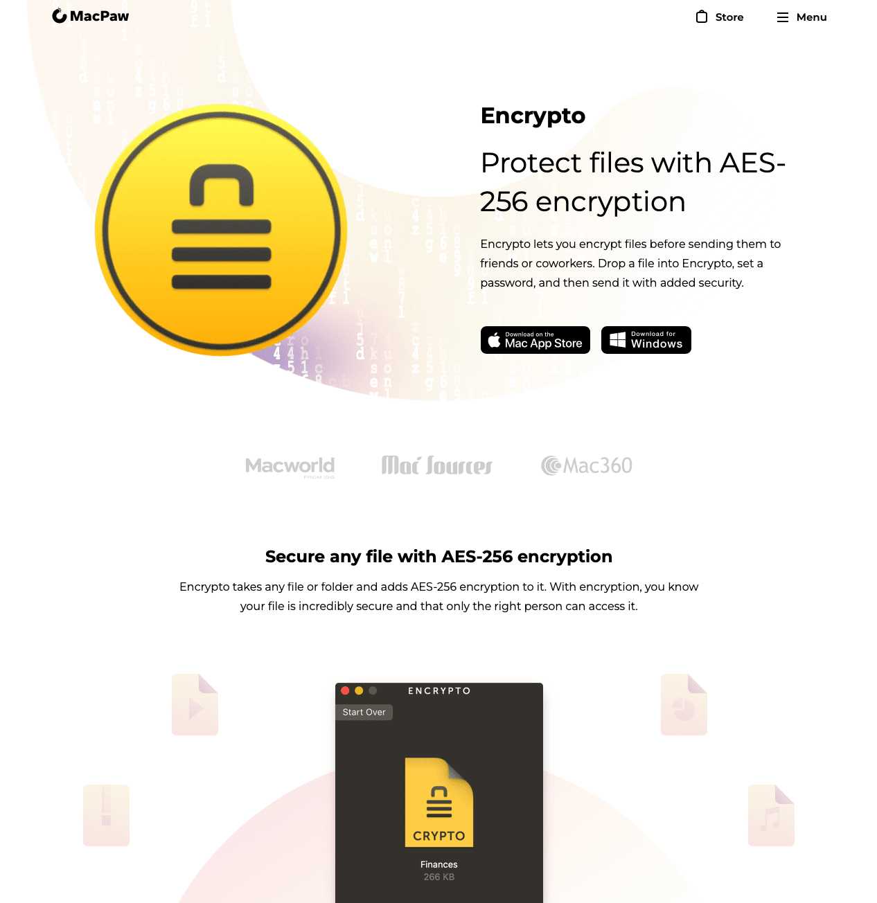 encrypto-macpaw-website-screenshot