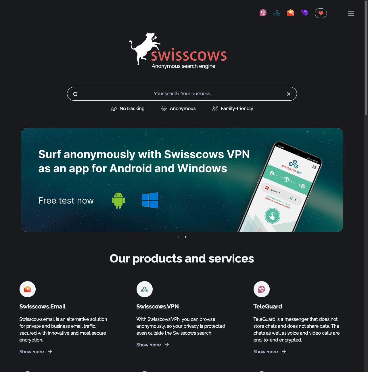 swisscows-private-search-engine-website-screenshot
