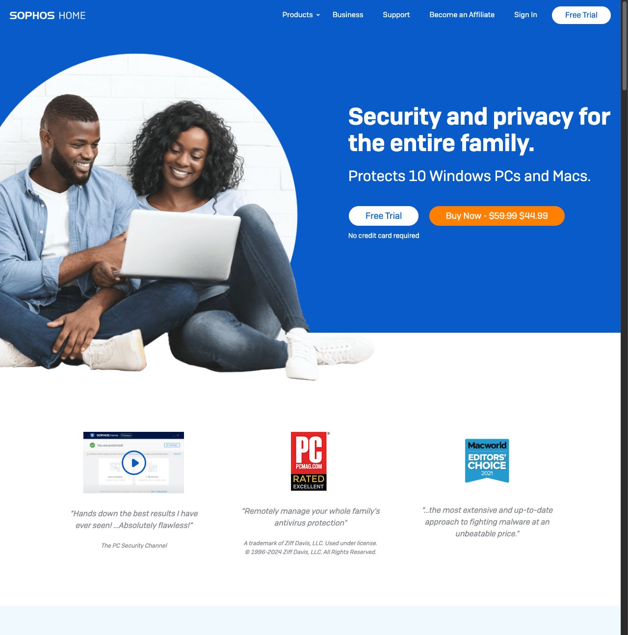 sophos-home-antivirus-website-screenshot